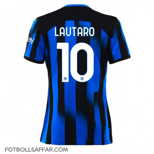 Inter Milan Lautaro Martinez #10 Hemmatröja Dam 2023-24 Kortärmad